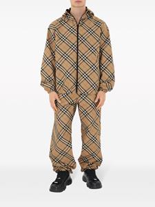 Burberry Geruite broek - Bruin
