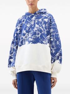 Woolrich Hoodie met verfprint - Blauw