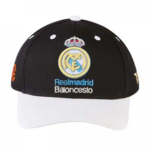 Pertemba FR - Apparel Tokyo Time Real Madrid CF-baseballpet voor volwassenen, uniseks One Size zwart/wit