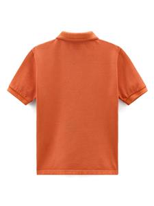 Woolrich Kids Poloshirt met geborduurd logo - Oranje
