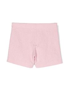 versacekids Versace Kids Tweed shorts met Medusa knopen - Roze