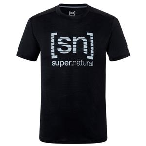 Super.Natural Heren Grid Logo T-Shirt