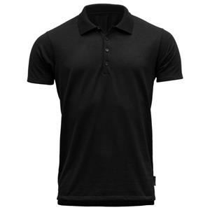 Devold - Pique T-Shirt - Merinoshirt, zwart