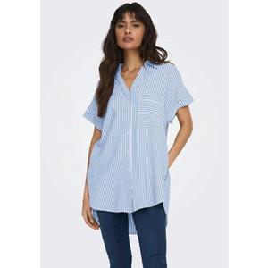 ONLY Kurzarmbluse "ONLFENNA S/S LOOSE SHIRT WVN NOOS"