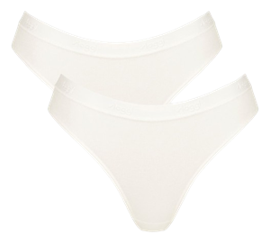 Sloggi Go casual dames high leg 2 pack silk white maat s 1 Stuk