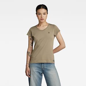 G-Star RAW Eyben Slim V-Hals Top 2.0 - Groen - Dames