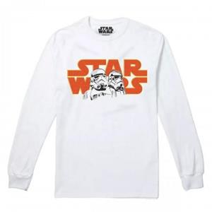 Star Wars Mens Trooper Pair Long-Sleeved T-Shirt XL wit