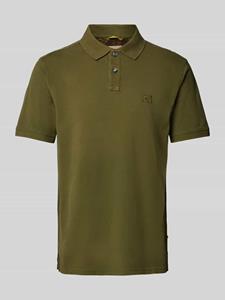 camel active Poloshirt olive (1-tlg)