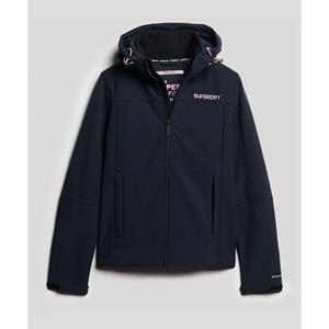 Superdry Softshelljacke "SU-HOODED SOFTSHELL JACKET", mit Kapuze