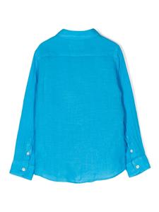 mc2saintbarthkids MC2 Saint Barth Kids Linnen shirt - Blauw