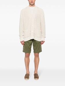 Jacob Cohën logo-patch shorts - Groen