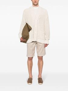 jacobcohën Jacob Cohën Shorts met logopatch - Beige