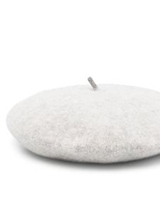 brunellocucinelli Brunello Cucinelli Baret verfraaid met kralen - Grijs