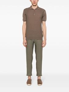 Kiton Linnen pantalon - Groen