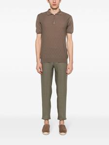 Kiton Linnen pantalon - Groen