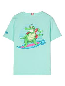 mc2saintbarthkids MC2 Saint Barth Kids x Crypto Puppets katoenen T-shirt met print - Groen