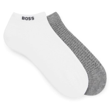 BOSS 2 stuks Minipatetrn CC Ankle Socks 