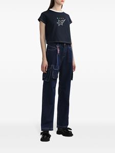 bapyby*abathingape BAPY BY *A BATHING APE High waist straight jeans - Blauw