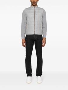 Corneliani Mid waist jeans met toelopende pijpen - Grijs