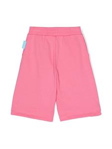 Emporio Armani Kids x The Smurfs shorts met logo-applicatie - Roze