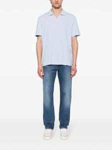 calvinklein Calvin Klein Poloshirt met logopatch - Blauw