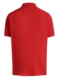 Bally Poloshirt met geborduurd logo - Rood