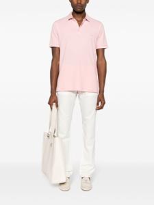 Fay Poloshirt met geborduurd logo - Roze