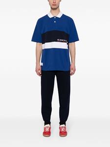 CHOCOOLATE Poloshirt met gestreept vlak - Blauw