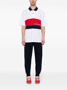 CHOCOOLATE Poloshirt met gestreept vlak - Wit