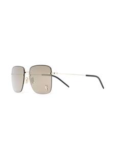 Saint Laurent Eyewear SL312M zonnebril met vierkant montuur - Goud