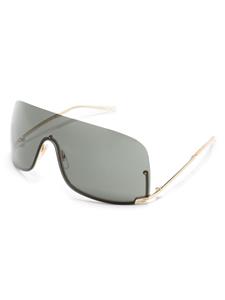 guccieyewear Gucci Eyewear Zonnebril met schildmontuur - Zwart