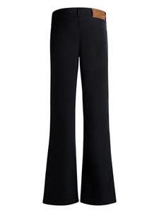 Bally Mid waist flared broek - Blauw