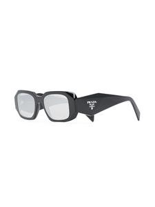 Prada Eyewear Zonnebril met rechthoekig montuur - Zwart