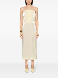 Jacquemus La Robe Carino midi dress - Geel