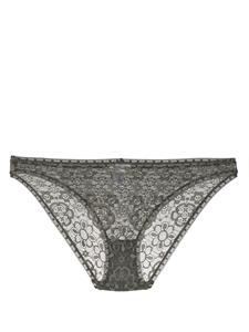 ERES Slip met bloemenkant - Groen