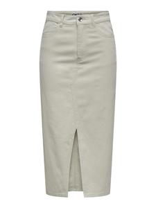 Only Onllola hw long slit skirt cc pnt beige