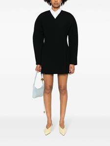 Jacquemus La Oval Robe mini-jurk - Zwart