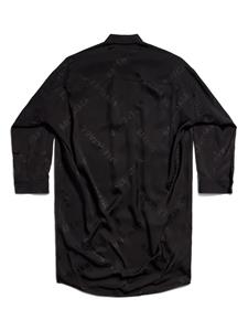 Balenciaga T-shirtjurk met logoprint - Zwart