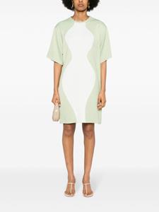 Ferragamo Uitgesneden jurk - Groen