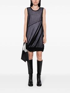 helmutlang Helmut Lang Doorzichtige mini-jurk - Zwart