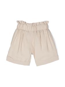 lastupenderia La Stupenderia Shorts met strik - Beige