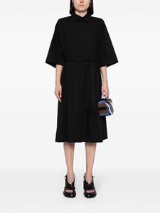 Henrik Vibskov Transfer V-back midi dress - Zwart