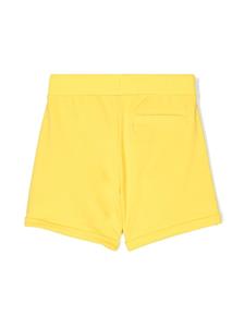 moschinokids Moschino Kids Trainingsshorts met print - Geel