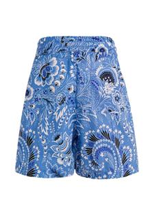 etrokids ETRO KIDS Shorts met paisley-print - Blauw