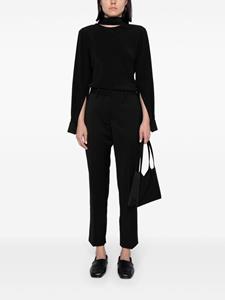 helmutlang Helmut Lang Wollen slim-fit broek - Zwart