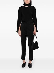 Helmut Lang slim-fit wool trousers - Zwart