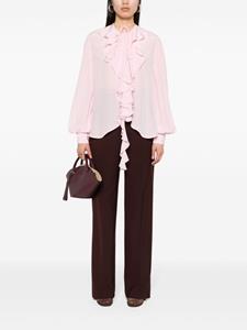 victoriabeckham Victoria Beckham Romantic zijden blouse - Roze