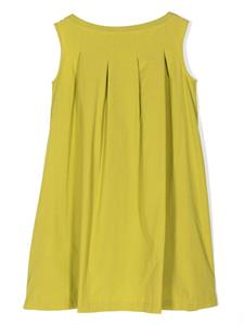 emporioarmanikids Emporio Armani Kids Geplooide katoenen flared jurk - Groen