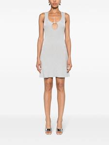 Jacquemus Bril lurex mini-jurk - Zilver