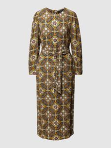 Weekend Max Mara Midi-jurk van viscose met all-over motief, model 'ALBUM'